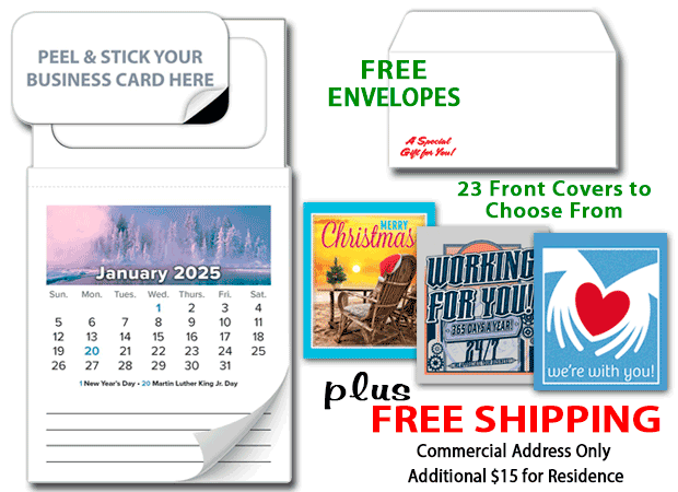 Business Card Magnetic Calendar, Calendars