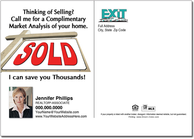 Real Estate Postcard, Exit Postcards