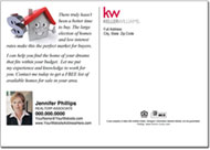 Real Estate Postcards, Keller Williams Postcard