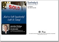 Real Estate Postcards, Sothebys Postcard