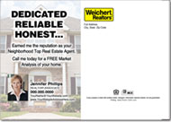 Real Estate Postcards, Weichert Postcard