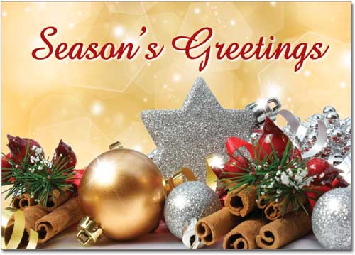 Real Estate Seasons Greeting Postcards, Postcard