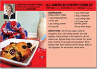 4th of July Recipe Postcards
