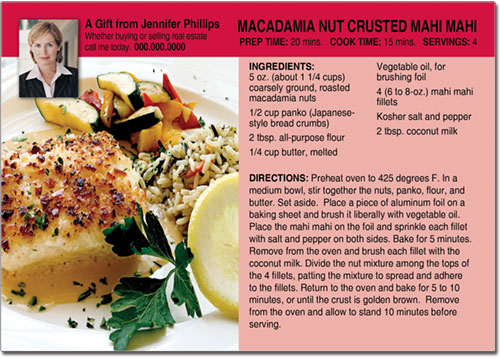 Fish Recipe Postcards