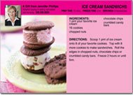 Ice Cream Recipe Postcard