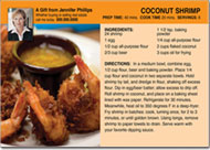 Shrimp Recipe Postcard