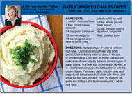 Side Dish Recipe Postcard