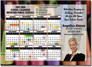 school calendar postcards