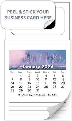 Magnet Notepad Calendars, Calendar