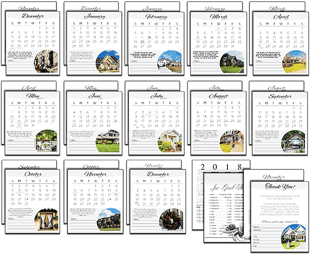 Real Estate Mini Calendar, Calendars
