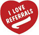 I love Referrals Logo