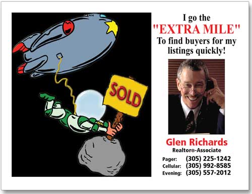 Cheap Realtor Postcard