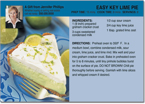 Key Lime Pie Postcard