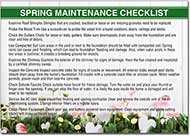 Spring Maintenance Postcard